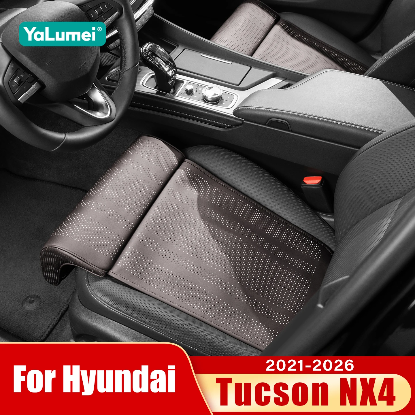 Auto Sitz Bein Unterstützung Kissen Für Hyundai Tucson NX4 2021 2022 2023 2024 2025 2026 Vordere Sitzkissen Erweiterte pad Rest Weiche Pad