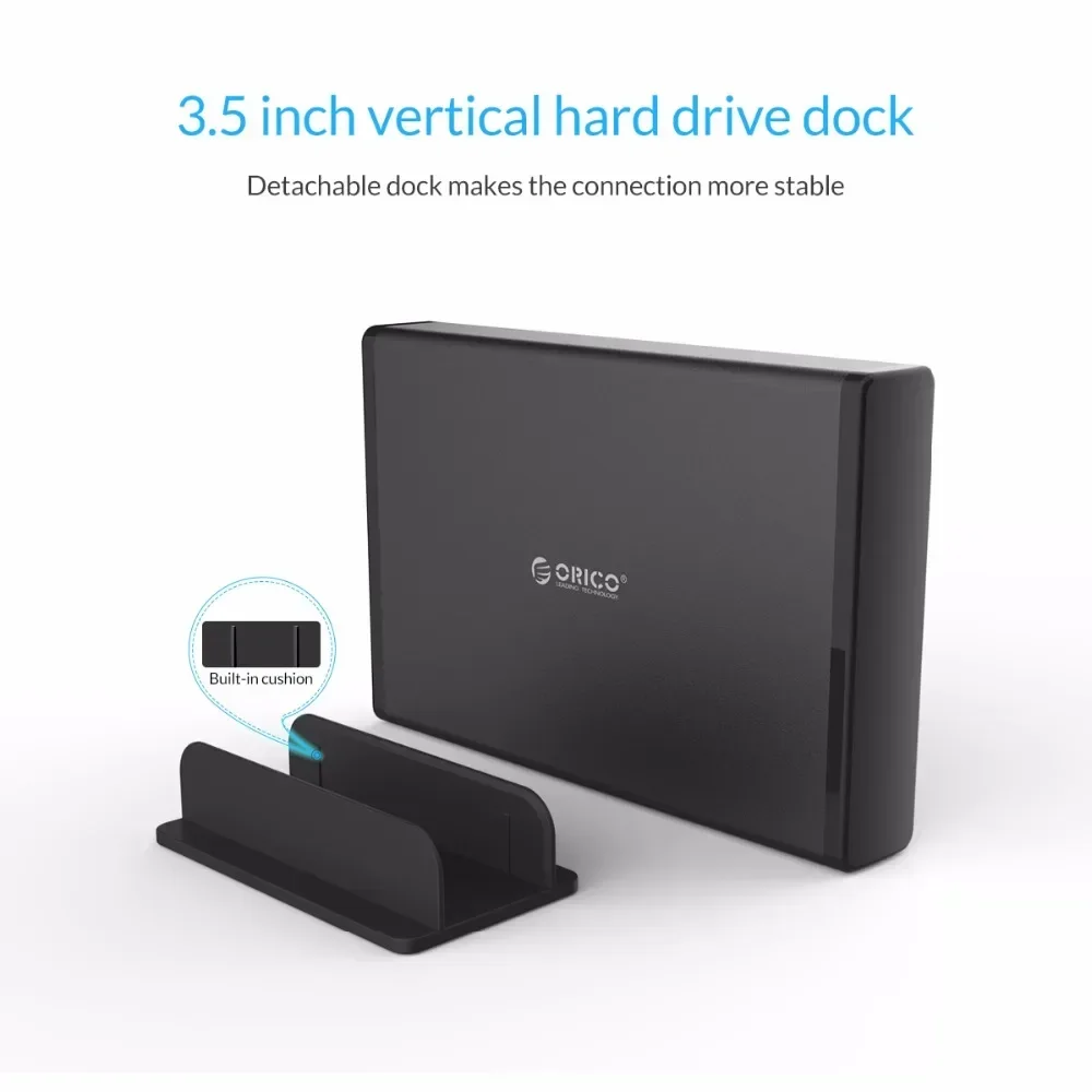 ORICO 3.5 Inch HDD Docking SATA To USB 3.0 External Hard Drive Enclosure for 2.5