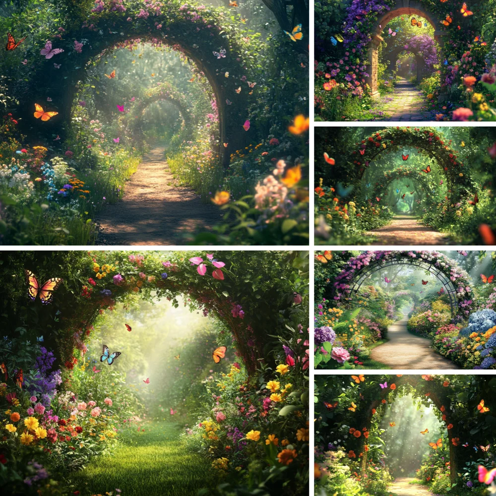 

Fairy Tale Enchanted Forest Backdrop Fantasy Nature Jungle Fairy Princess Birthday Photography Background Photo Studio Prop