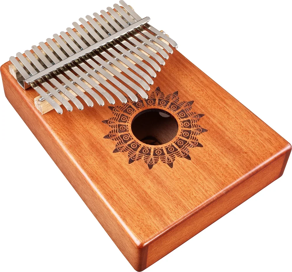 

Walter Factory Custom Wholesale Kalimba Thumb Piano High Grade Handguard Mahogany Musical Instrument 17 Keys Kalimba