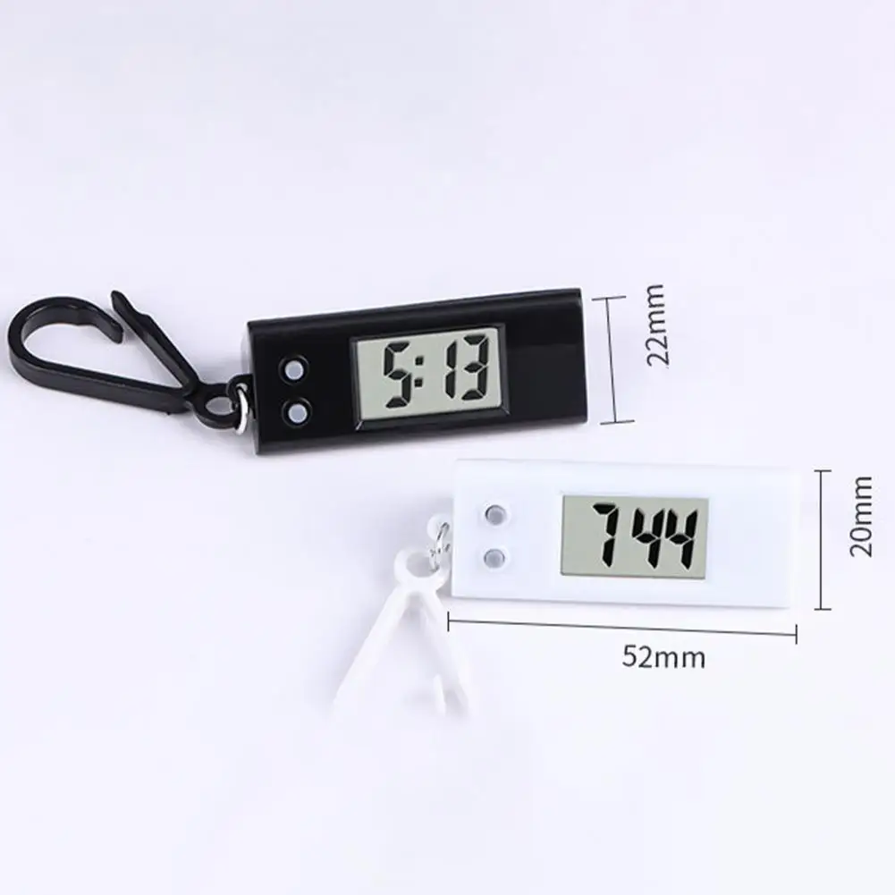 Desk Electronic Clock Gift Table Electronic Clock Portable Key Chain Function  Practical Mini Digital Desktop Clock