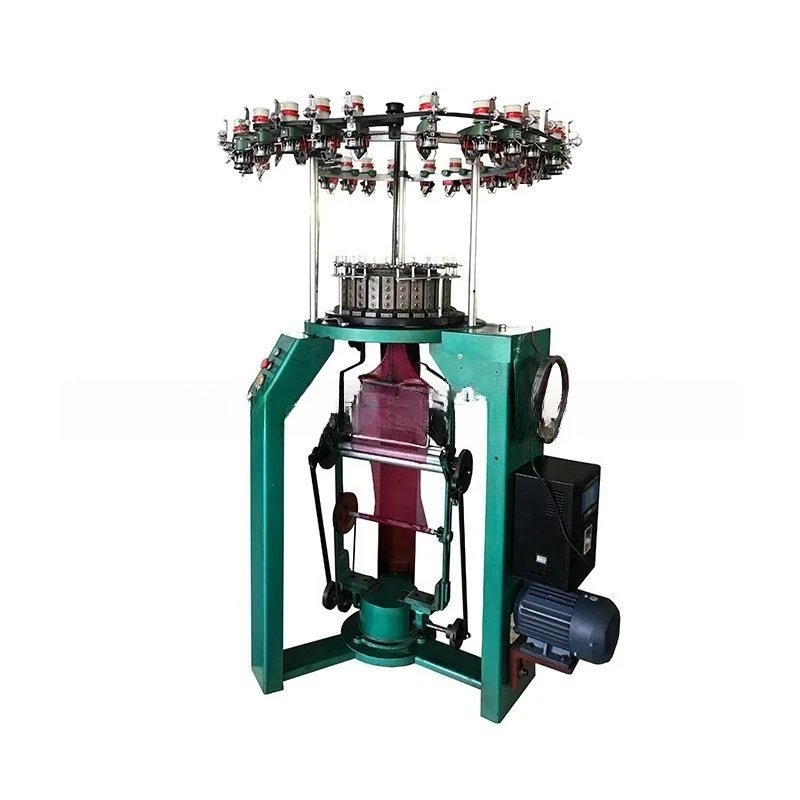 Plastic silk fruit mesh bag machine, knitted mesh bag machine, round wire mesh bag machine