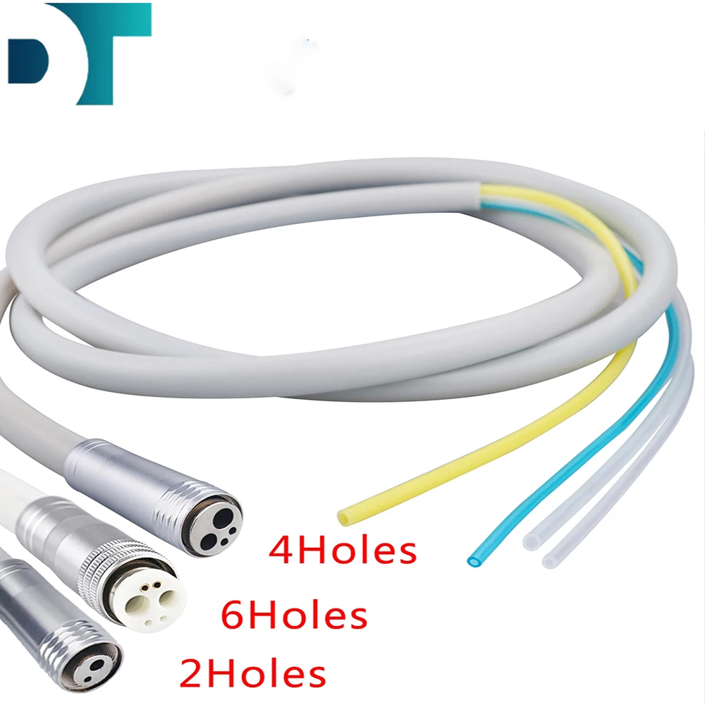 

Dental Silicone Tubing Hose Connector 2/4/6 Holes For Air Turbine Fiber Optic Motor High Speed Handpiece Dentistry Tools