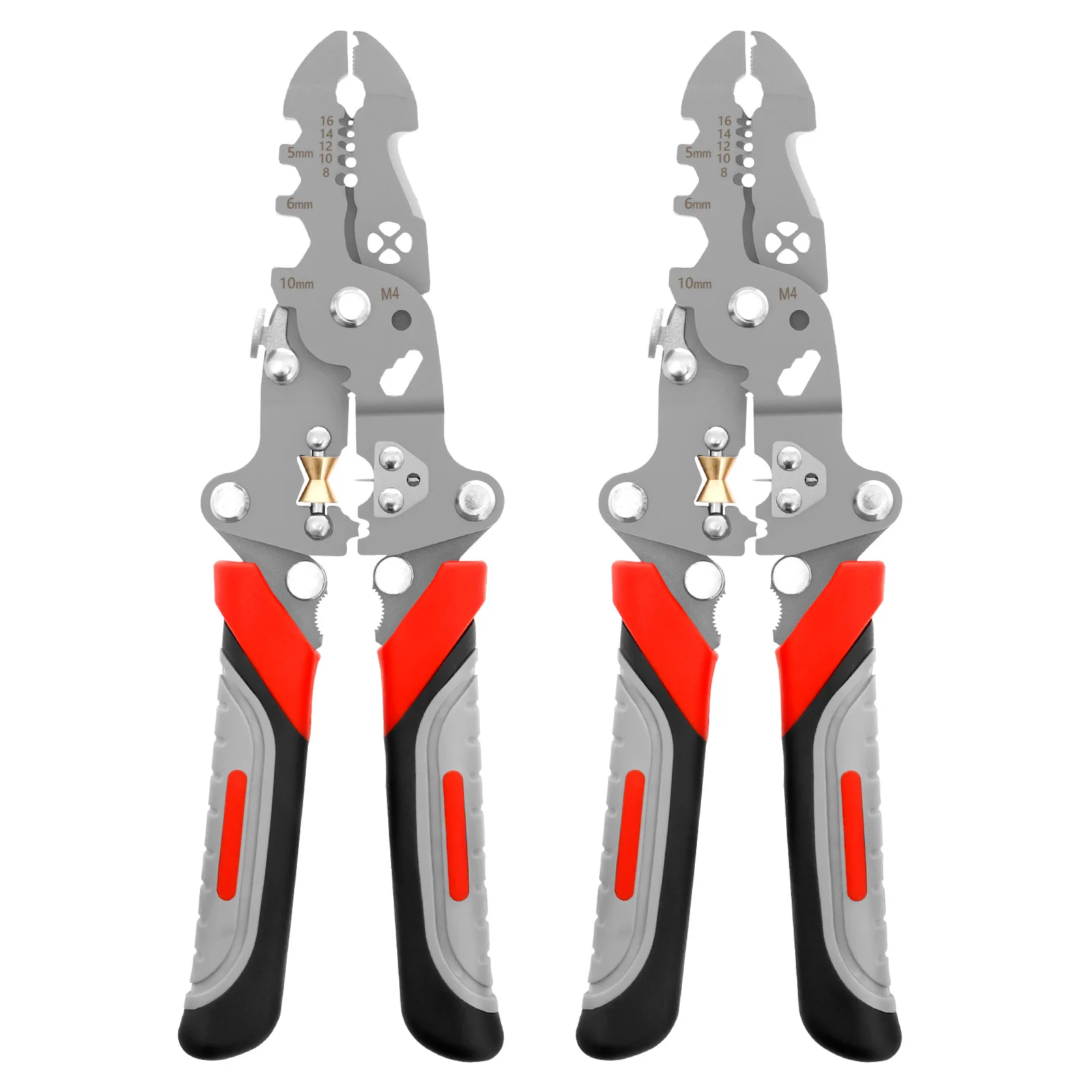 21 in 1 Wire Stripper Pliers Chrome Vanadium Steel Wire Stripper Crimper Precision Fast Cable Cutter Pliers for Cutting Pulling