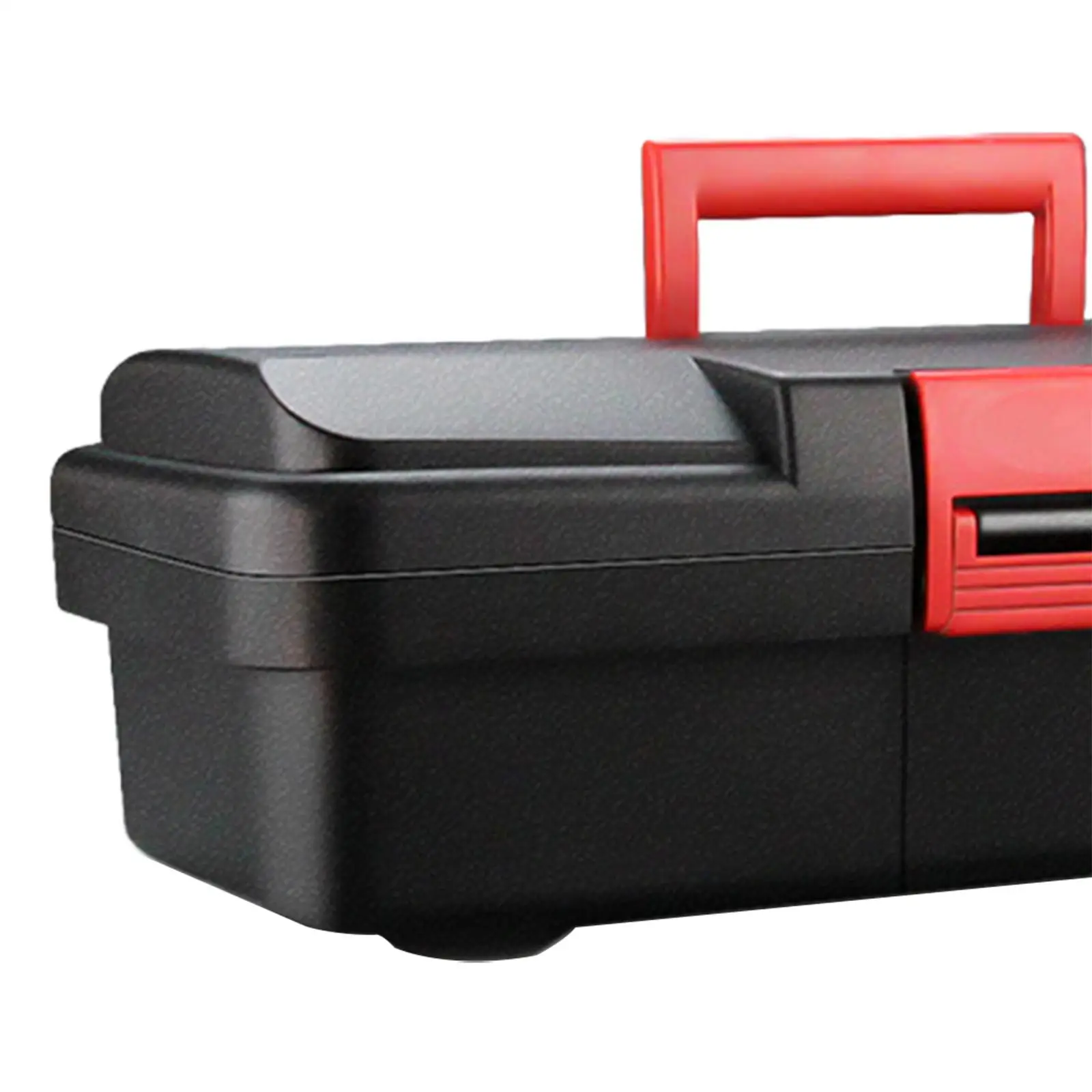 Empty Tool Box Small Parts Box Ergonomic Handle Portable Container Hand Tool Case Tool Storage for Electrician Garages Workshops