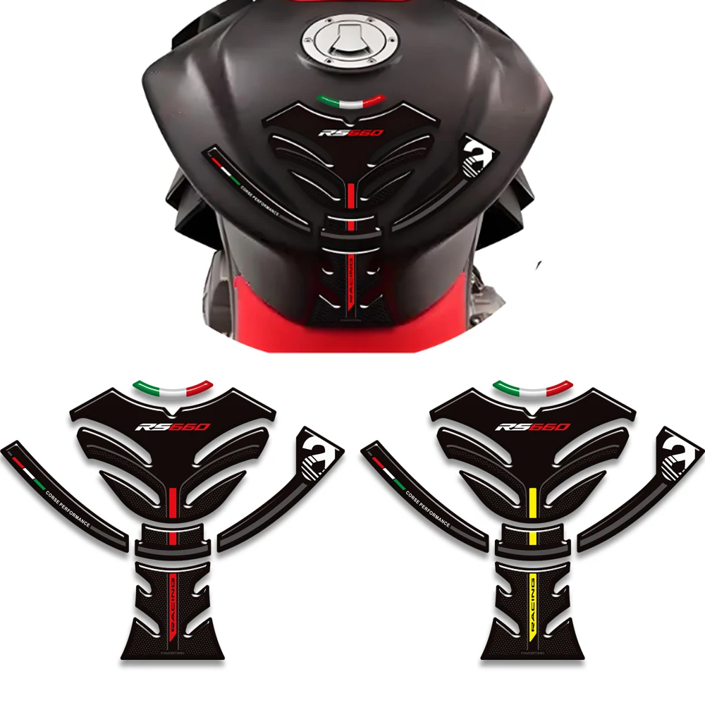

﻿ For Aprilia RS660 RS 660 3D Epoxy resin Kit Motorcycle Tank pad stickers protection decals