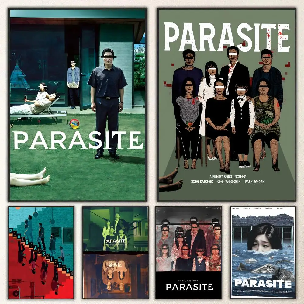 Movie Parasite Poster High-definition  poster stickers, suitable for bedroom, living room, home decoration