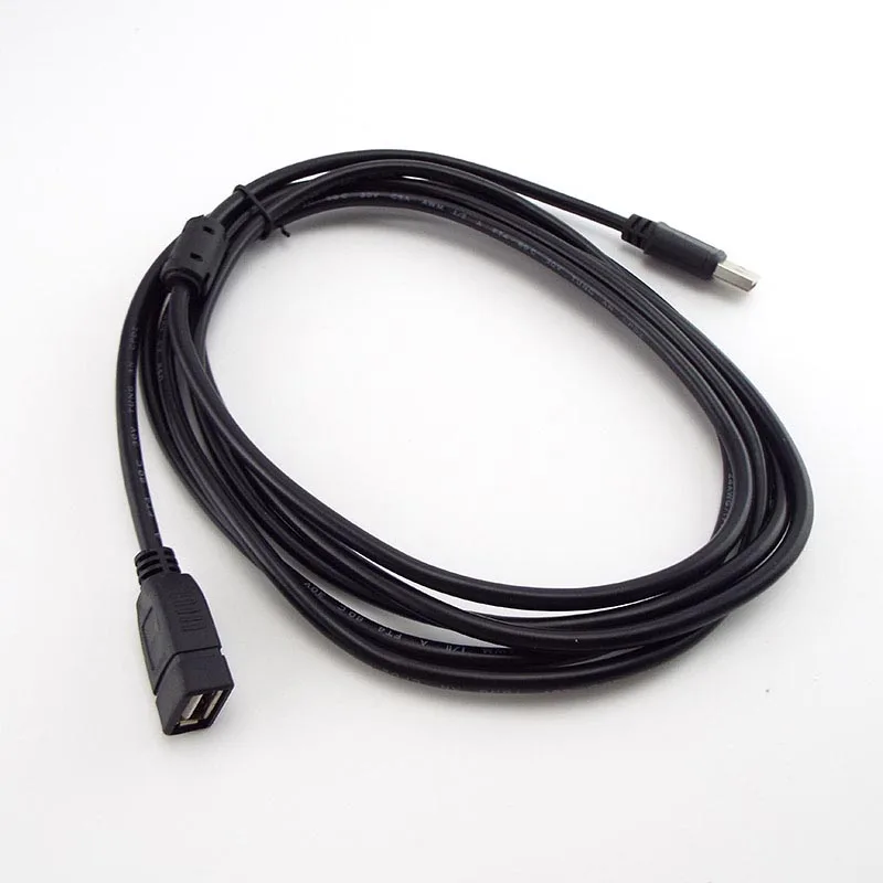 1.5m 3m 5m 10m USB 2.0 Extension Cable Data Male To Female Cable Super Speed Data Extender Cord Wire For PC Laptop Keyboard E2