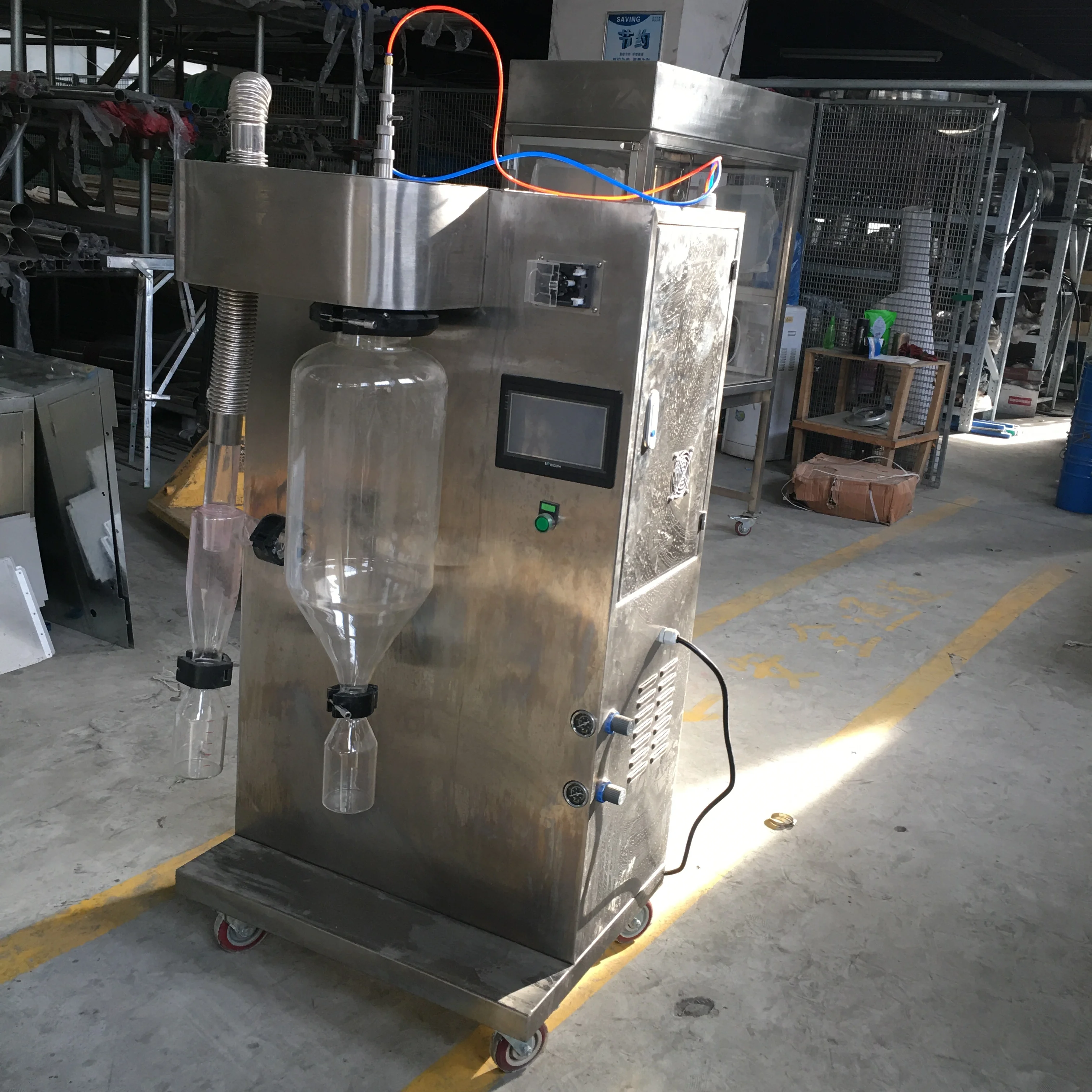 Stainless Steel Lab Laboratory Mini Centrifugal Drying Machine Spray Dryer Equipment For Fruit Juice Dry Milk Powder