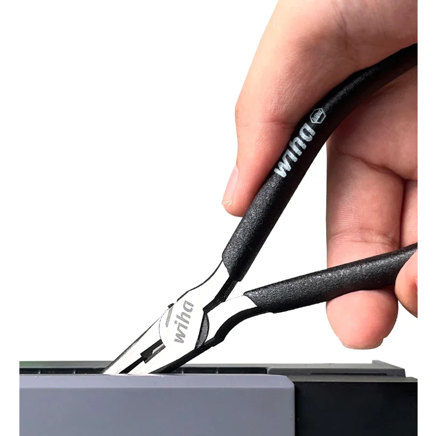

WIHA 43533/45841 Black Forest Needle Nose Plier 1Pcs 6'' Precision Snip Nose Pliers Cr-v Electrician Wire Cutter Long Nose Plier