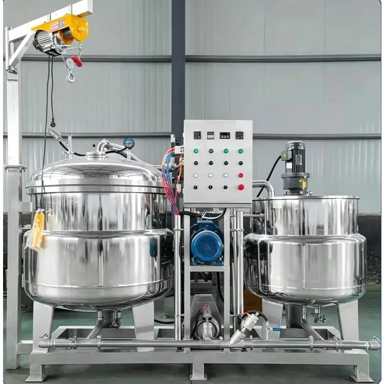 Continuous Vacuum Pan Sugar Dipping Soaking Pot Vacuum Sugar Boiling Cooking Pan Machine for Peach Pineapple Fruit