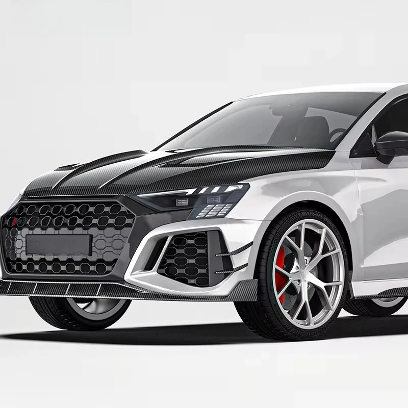 

Dry Carbon Fiber Tuning Parts Bodykit Front Canards for RS3 8Y Sportback Saloon Sedan 2021 - 2024