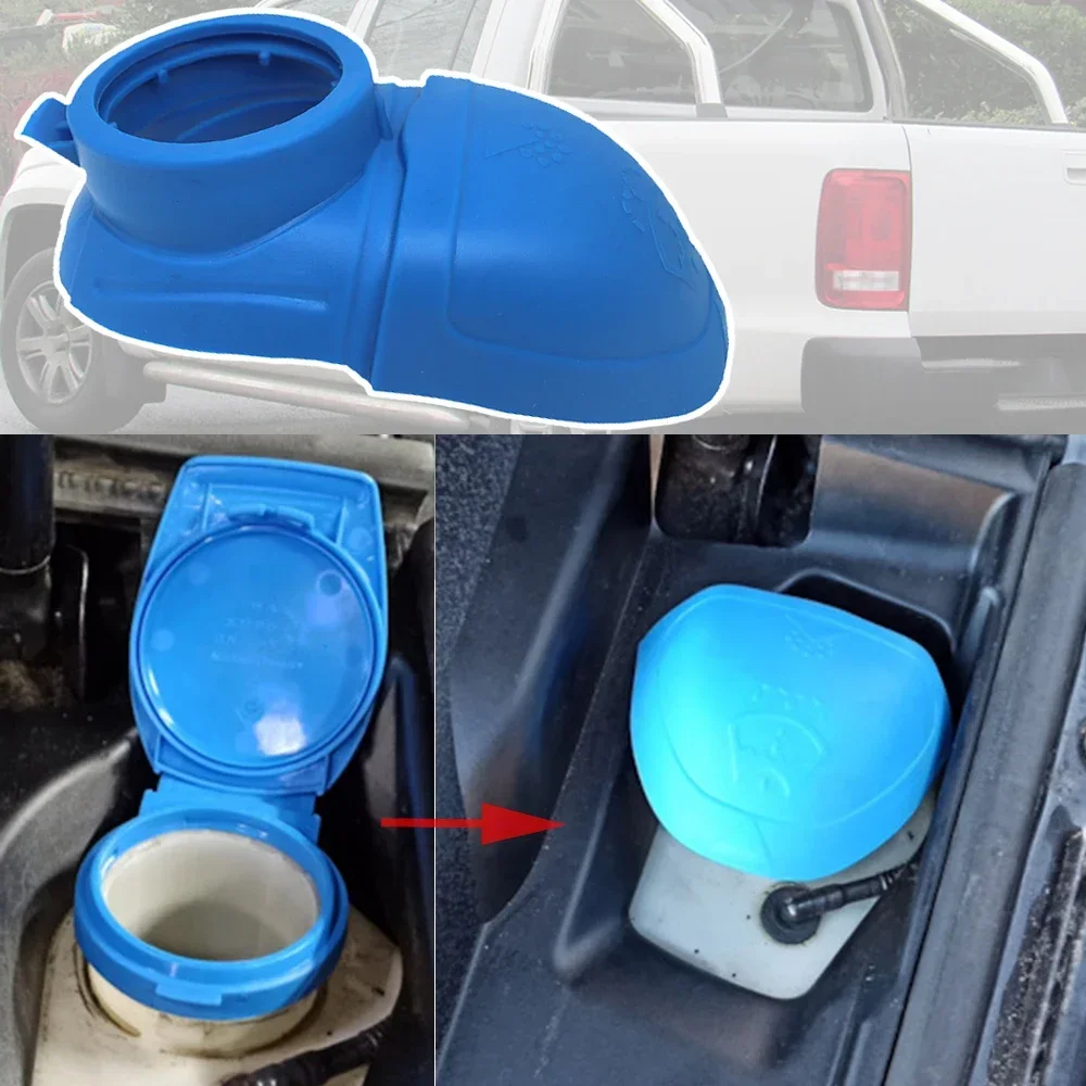 

For VW Amarok Car Fluid Reservoir Wiper Lid Wash Funnel Washer Tank Bottle Cover Filler Cap 2010 - 2015 2016 2017 2018 2019 2020