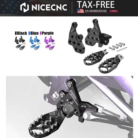 2025 2024 For Surron Light Bee X Enlarged Foot Peg Footrest Mount Bracket Package For Sur-Ron Light Bee S L1E Electric Dirt Bike