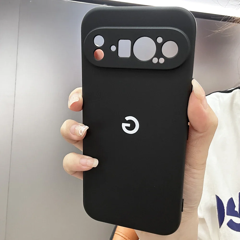 حافظة لهاتف جوجل بيكسل 10 9 9a 8 8Pro 8a 7 7Pro 7a غطاء سيليكون سائل لهاتف بيكسل 9ProXL 6 6Pro 6a 5 5a غطاء عادي مقاوم للصدمات #6