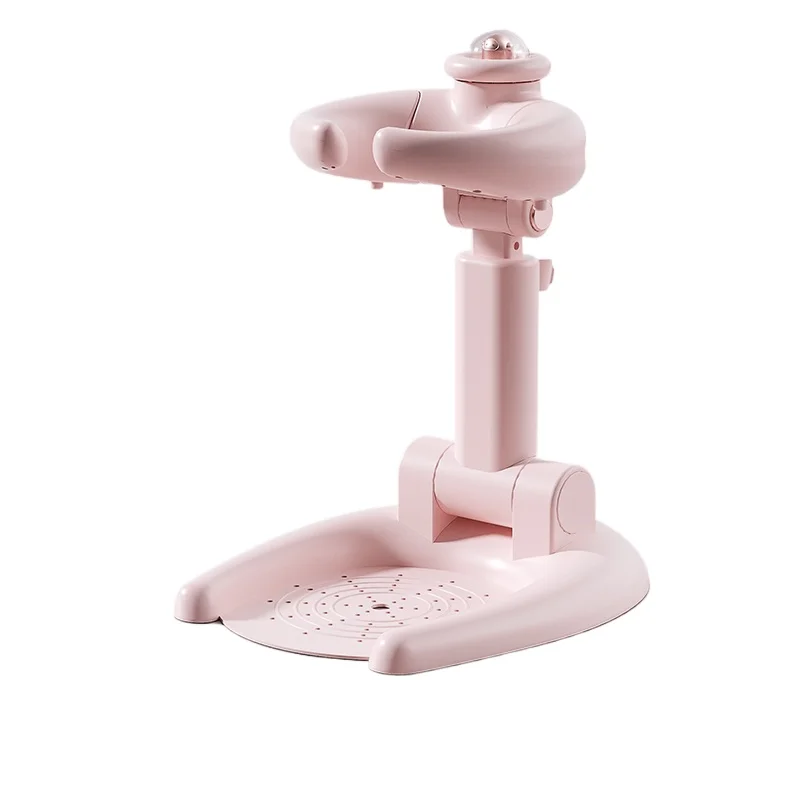 Przenośne, antypoślizgowe stojaki do kąpieli dla niemowląt w kształcie kaczki, pomocnik pod prysznic z regulowaną długością, samodzielnie stojące do kąpieli stojącego dla maluchów.