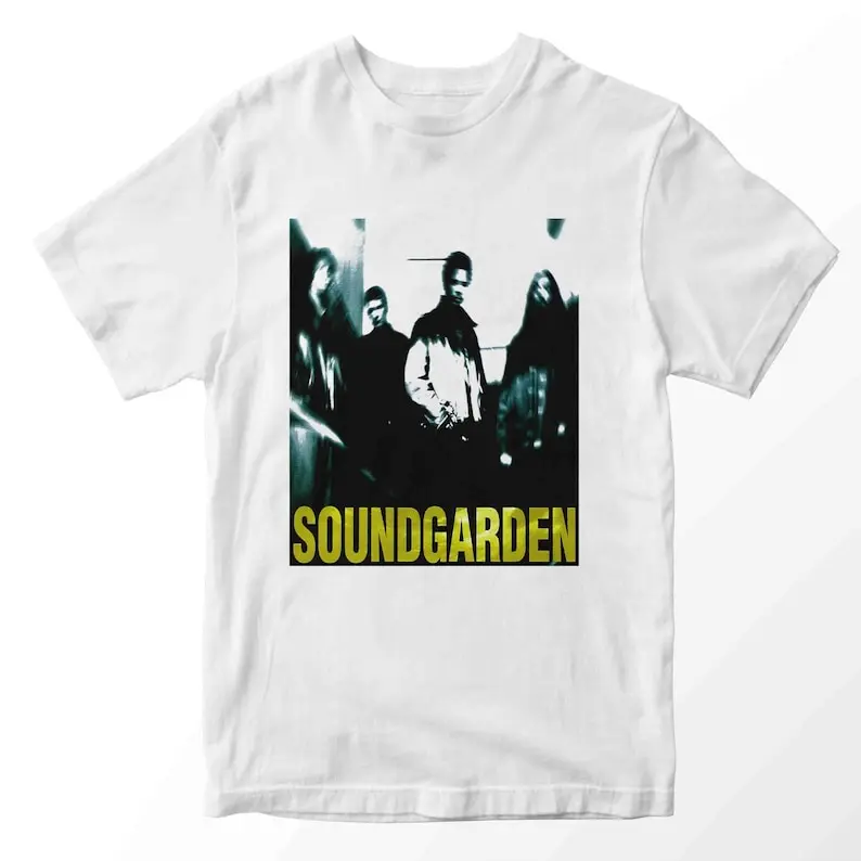 

Soundgarden Tshirt Grunge Men T-shirt Summer Cotton Short Sleeve O-Neck Men's T-Shirt