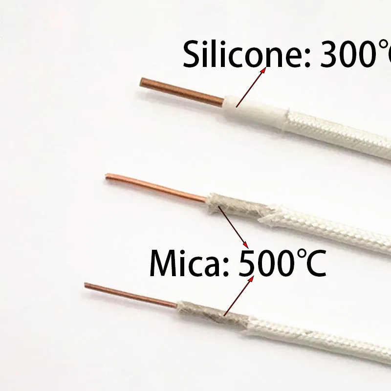 

Single Core Mica 500 ℃/Silicone 300 ℃ High Temperature Copper Cable 13AWG Flame Retardant fire-resistant Heating Cable