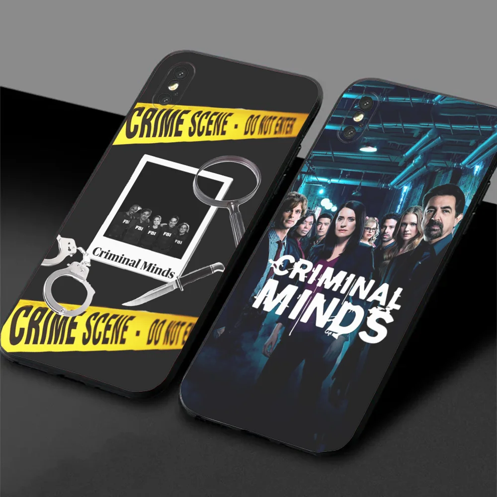 C-Criminal Minds TV Phone Case For Samsung S24,23,22,30,21,10,9,Ultra,Plus,Lite,FE,5G Black Soft Case