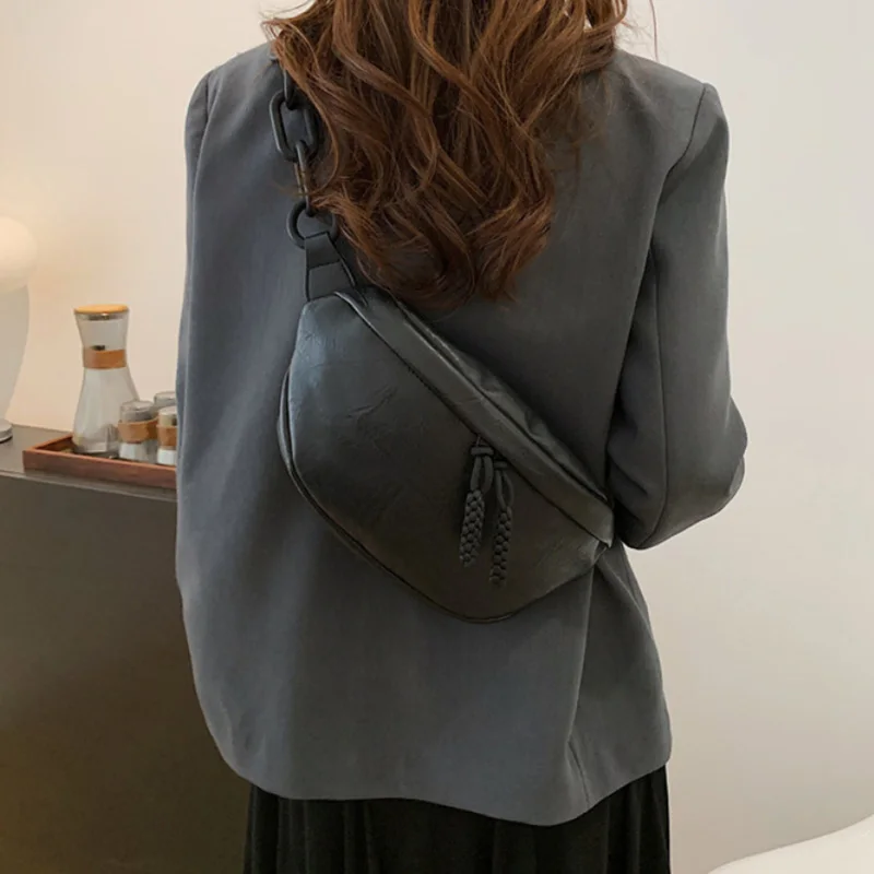 

Luxury Ladies Waist Bag Fashion Woman Belt Bag Designer New Saddle Fanny Pack High-end Soft Leather Shoulder Crossbody Chest Bag