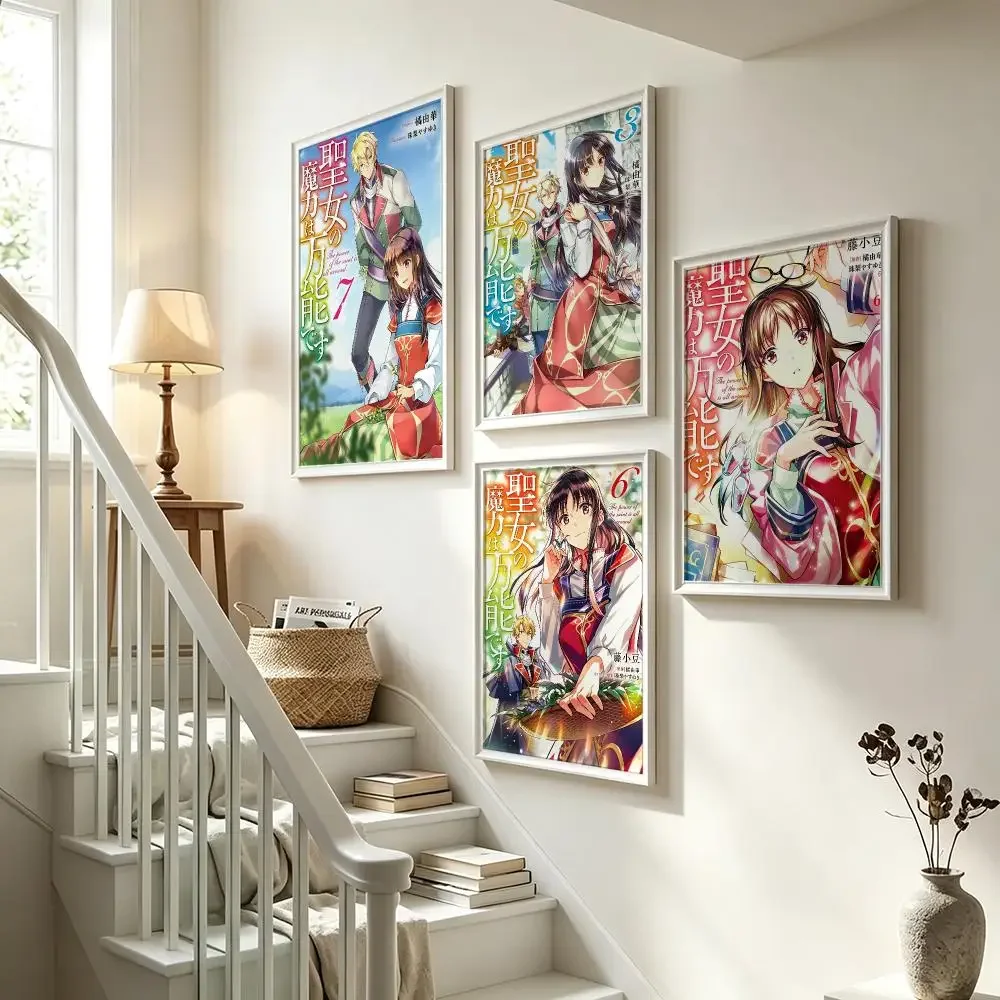 anime The Saint's Magic Power is Omnipotent Poster HD Waterproof Self-adhesive Art Print Wall Decor for Bedroom Living Room Gift