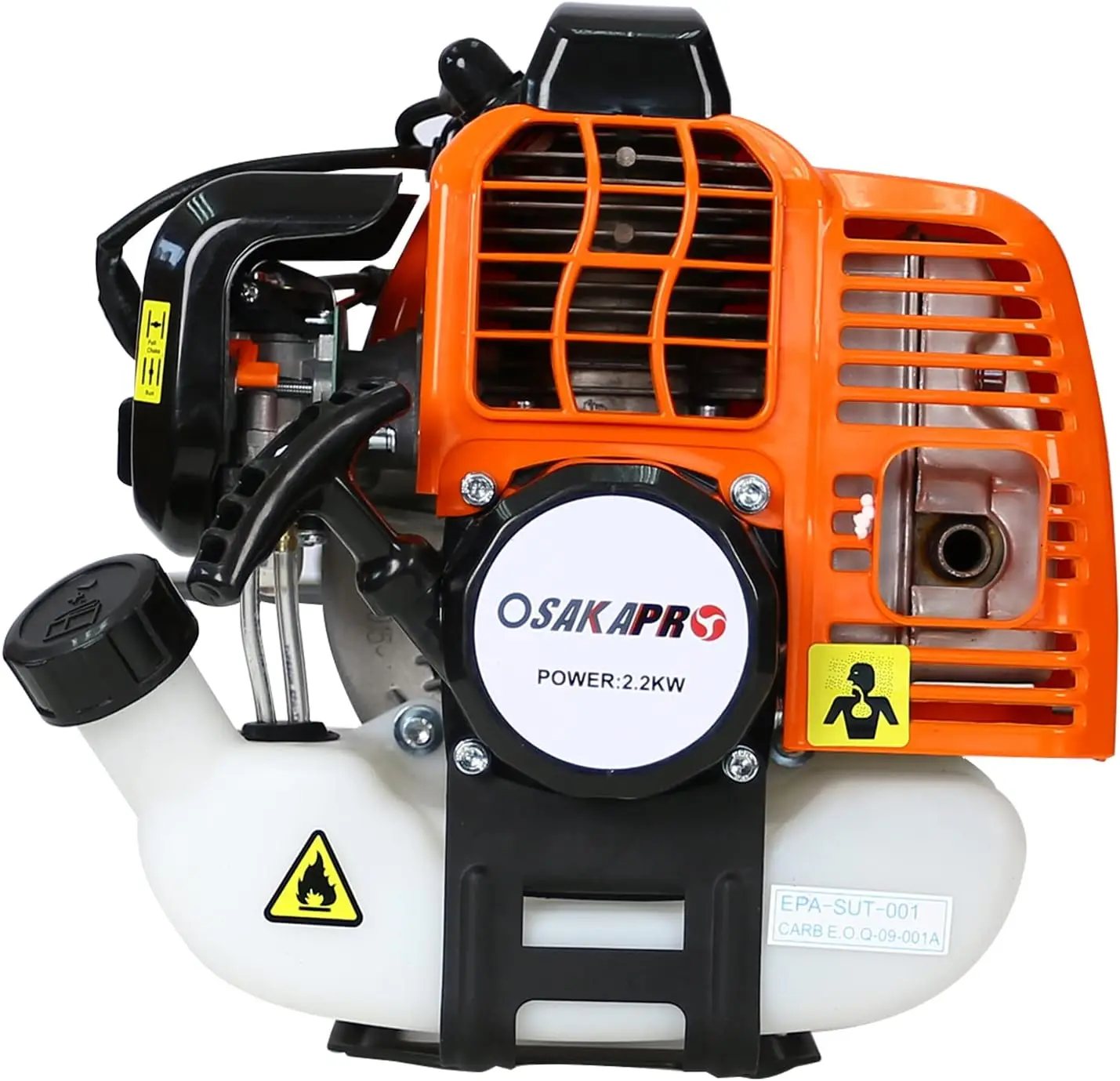 Gas Weed Wacker, 6-in-1 Multi-Functional Trimming Tool with Rotatable Gas Pole Saw Grass String Trimmer Brush Cutter Weed Eater