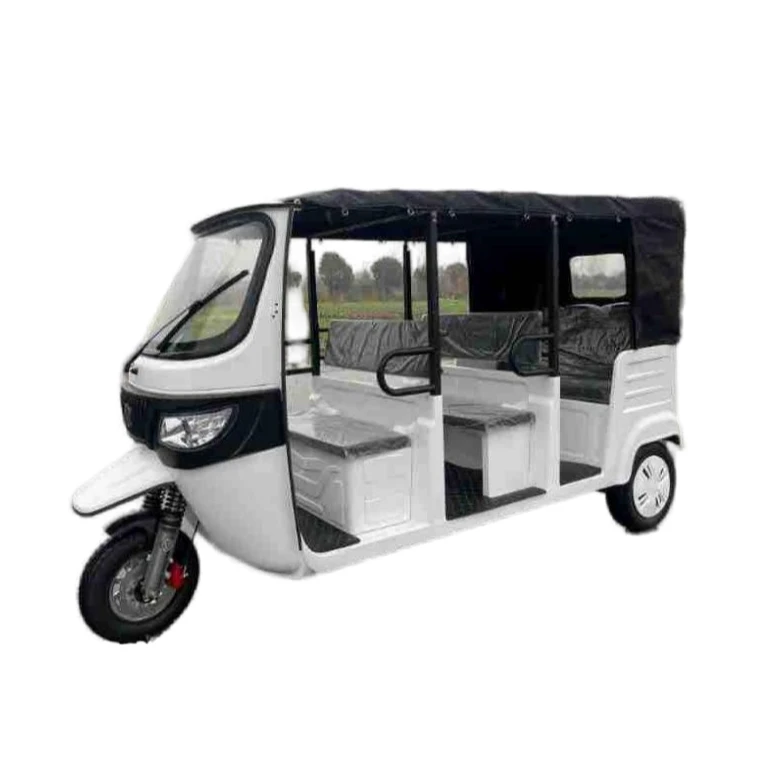 Battery Electric Tricycle Tuk Tuk Tricycles 3 Wheel Electric Tricycle Motorcycle Enclosed Bajaj Low Priced Passenger