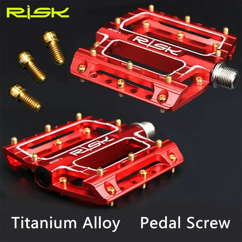 

Легкие велосипедные винты-педали для горного велосипеда, противоскользящие, из титанового сплава