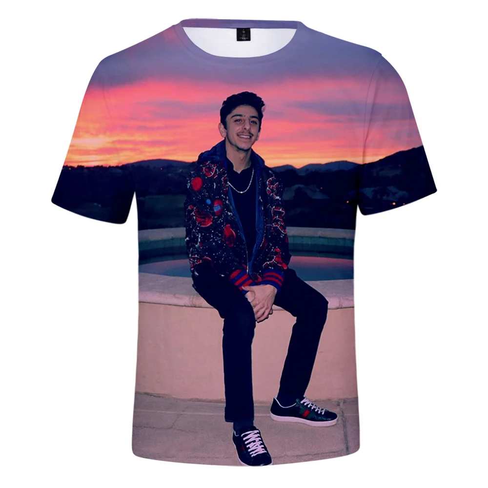 

2026 Faze Rug 3D Print T-shirt Loose Short Sleeve Casual All-match T-shirts Short Sleeve