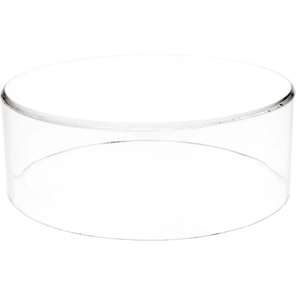 

3 High x 8 Diameter Clear Acrylic Cylinder Stand