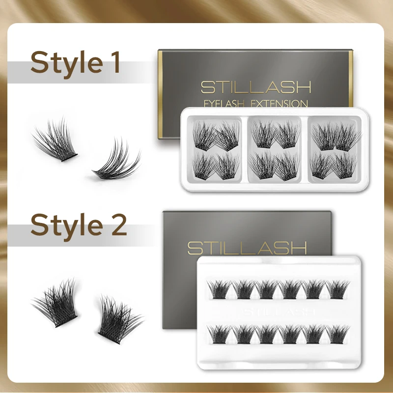 10 Boxes DIY Lash Clusters Kits Dropshipping Eyelash Extension Wisps Volume Natural Segmented Lashes Make-up for Women cilios