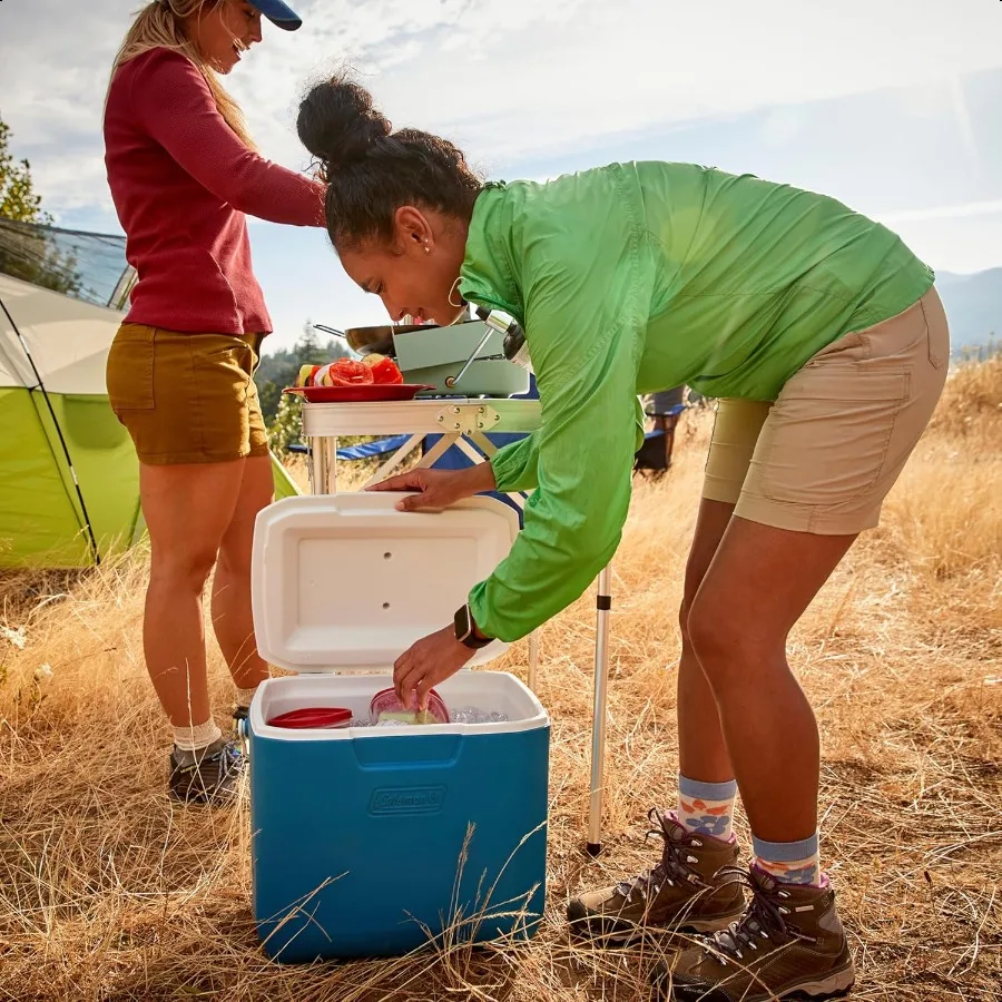 Chiller 30qt Insulated Portable Cooler with Ice Retention Large Carry Handle Made in USA Great for Camping Tailgating Parties S
