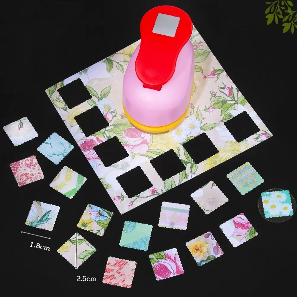 Stationery Labor Saving Stamp Border Punch DIY 2x1.8cm Embossing Machine Cutting Craft Paper Cutting Round Hole Punch Craft