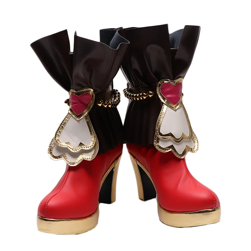 Jogo bonito derby mihono bourbon cosplay sapatos botas presente-criança do curso de inclinação para festa de halloween adultos mulheres homens