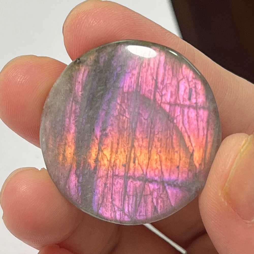 천연석 눈물방울 모양 블루 라브라도라이트 루즈 비즈 1개