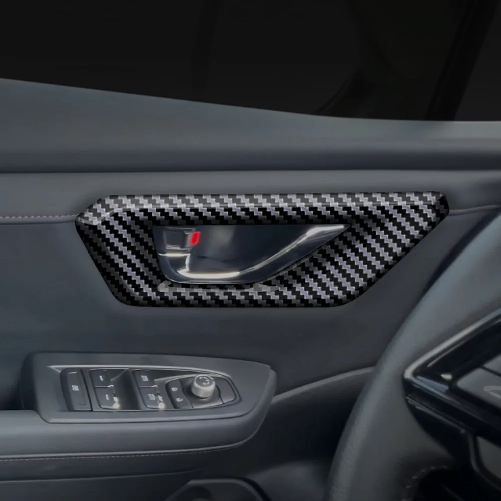 

LHD For Subaru Forester 2025 2026 ABS carbonfiber Door Armrest window Gear Shift Panle front water air conditions outlet cover