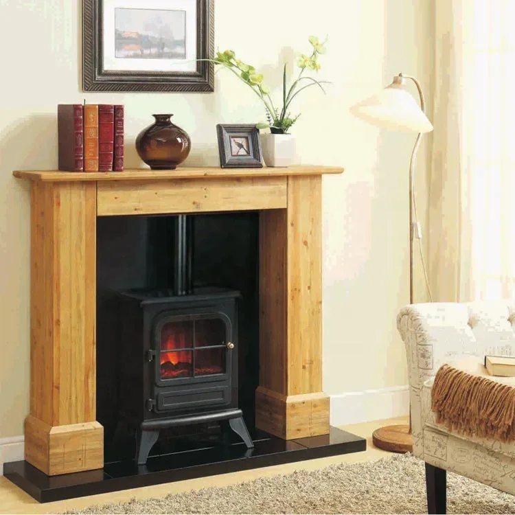 For inch insert wood surround electric mantelpiece fireplace core heater