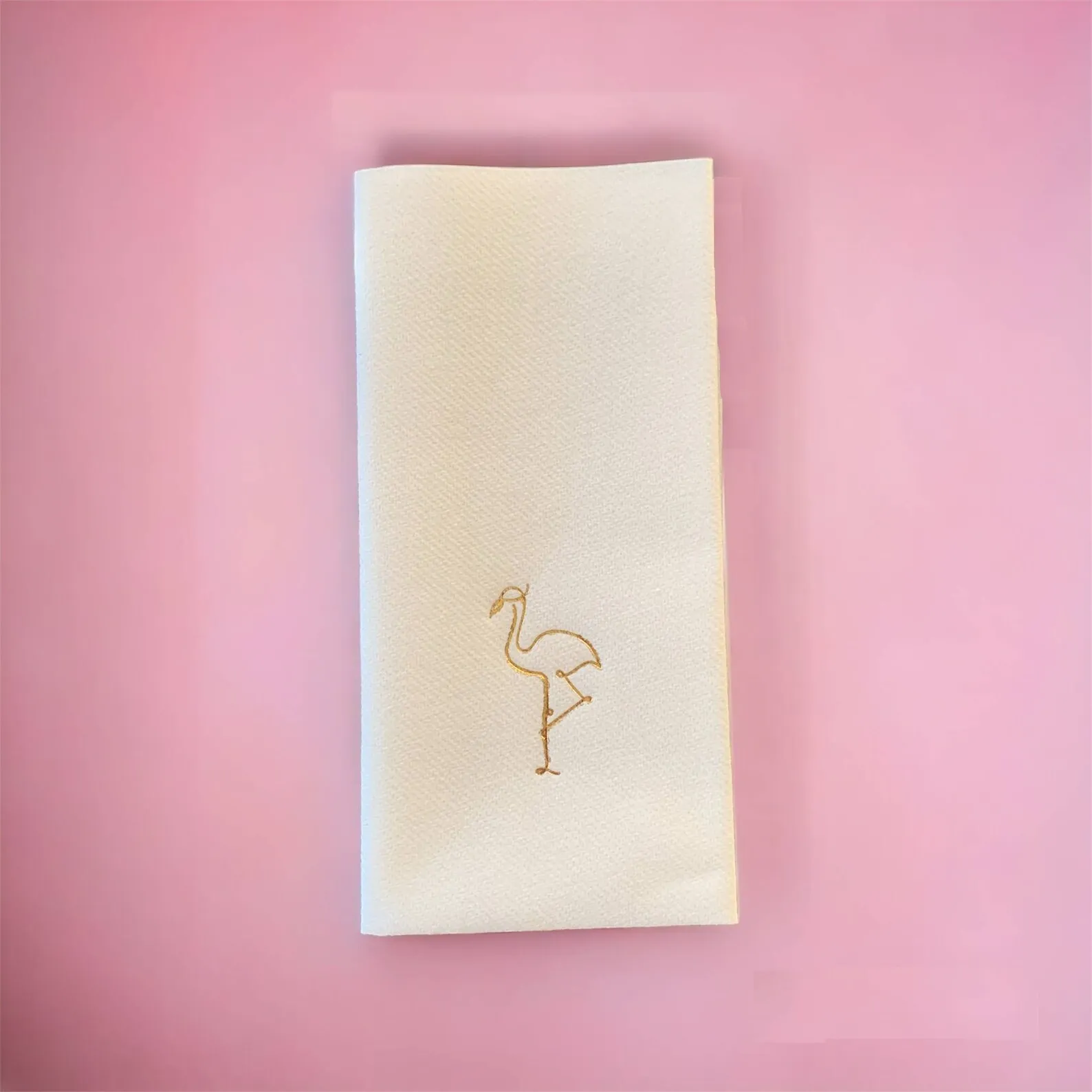 

50pcs Flamingo printing napkins, Linen Feel, Party Disposable Cloth Like Dinner Napkins, Custom Dinner Napkins, Soft, Parties,