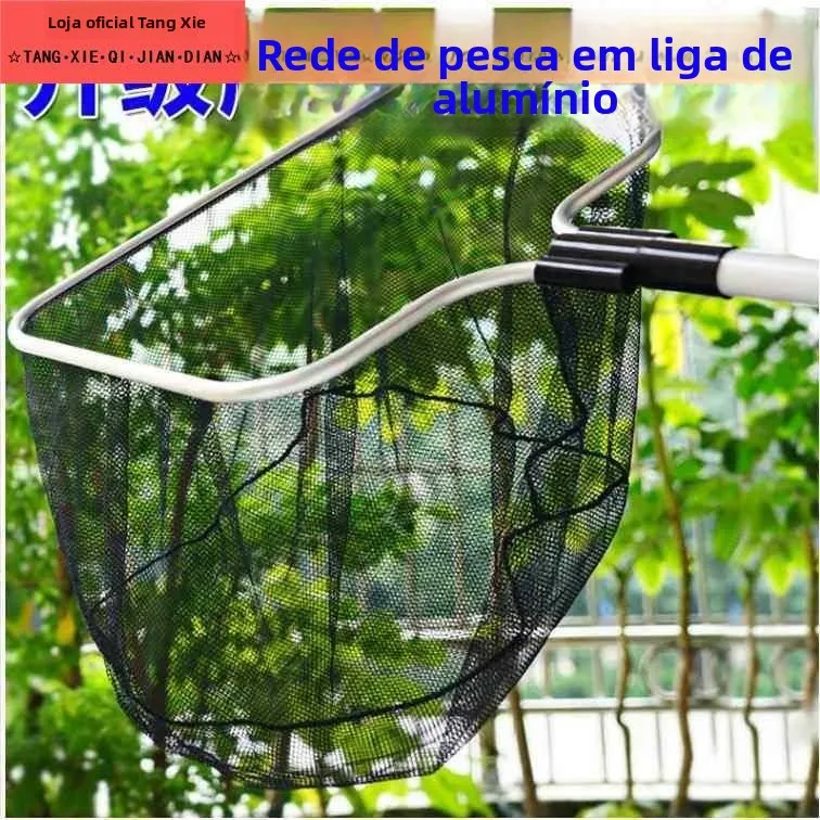 new-extended-retractable-fishing-net-for-pool-and-fish-pond-leaf-and-trash-removal-square-shape-outdoor-camping-travel-gear