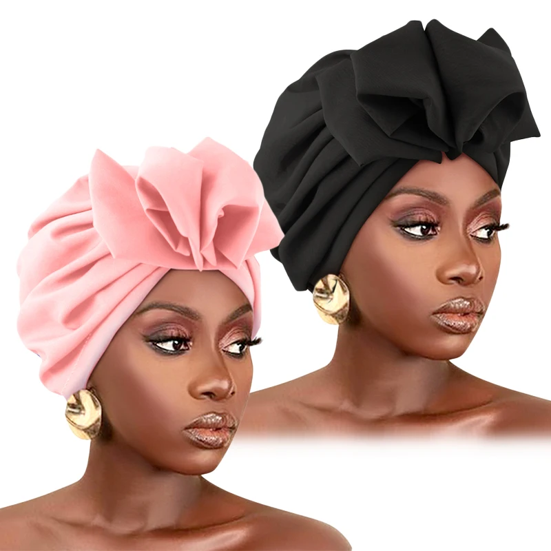 2 Stück Neue Muslimische Frauen Turban Hut Hijab Mütze Indische Kappe Kopftuch Elastische Haarbänder Hut Beanie Damen Mädchen Haaraccessoires – Detail 10