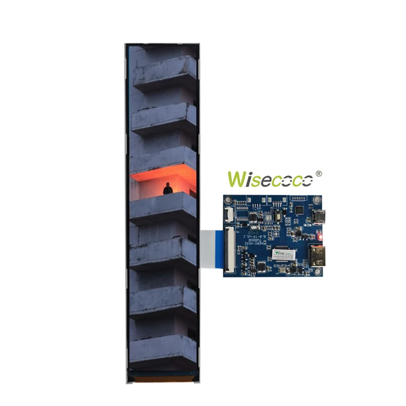 6.9 7 Inch TFT LCD Screen Module Stretched 600*1424 Resolution MIPI Interface Small Size Bar Type LCD Display