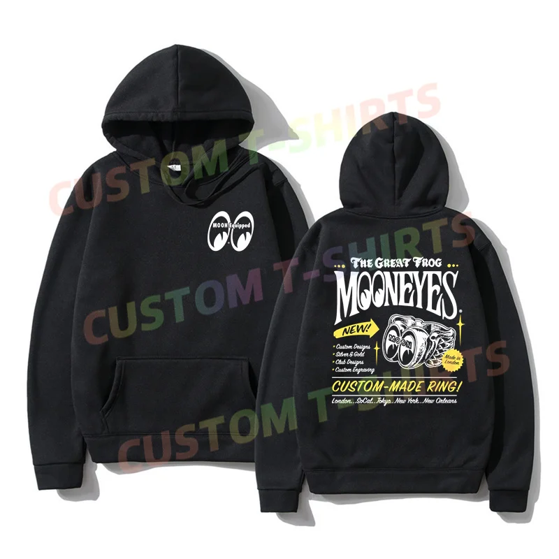 

2024 Oversized Essential Men Moon Equipment Mooneyes Hoodies Women Thermal Sportswear Long Sleeves Unisex S-3XL