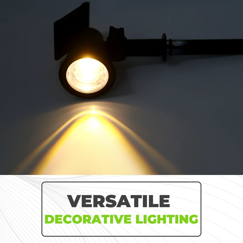 Солнечные прожекторы, уличные водонепроницаемые фонари, уличные точечные светильники для дворовых фонарей, садовые непромокаемые декоративные светильники