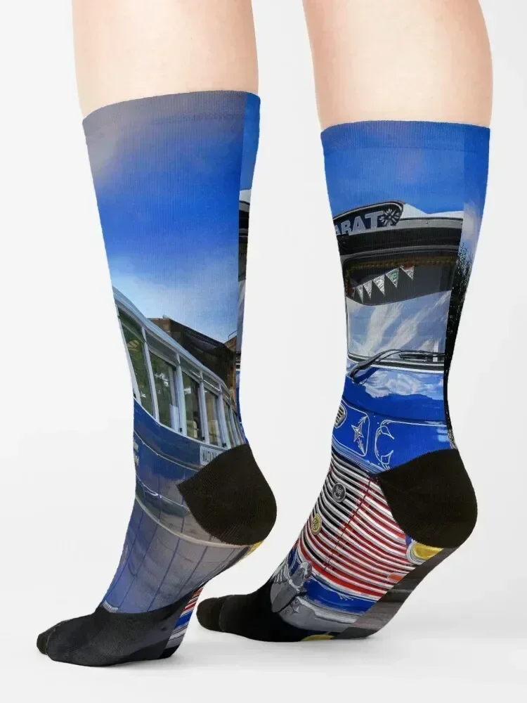 مالطا باص ربات الطريق 1965 أ.د. الجوارب تسلق أنيمي ضغط الفتاة الجوارب الرجالية #4