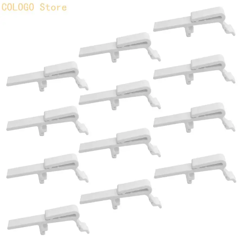 White Vertical Blind Repair Parts 12 Pack, 3.15 Inch Hardware Set D0LD