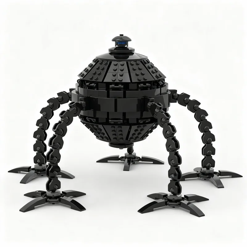 Set de Construcción de Bloques MOC Omnidroid V8 de Batalla Espacial, 630 Piezas, Modelo Premium para Exhibición, Regalo Creativo DIY, Coleccionable