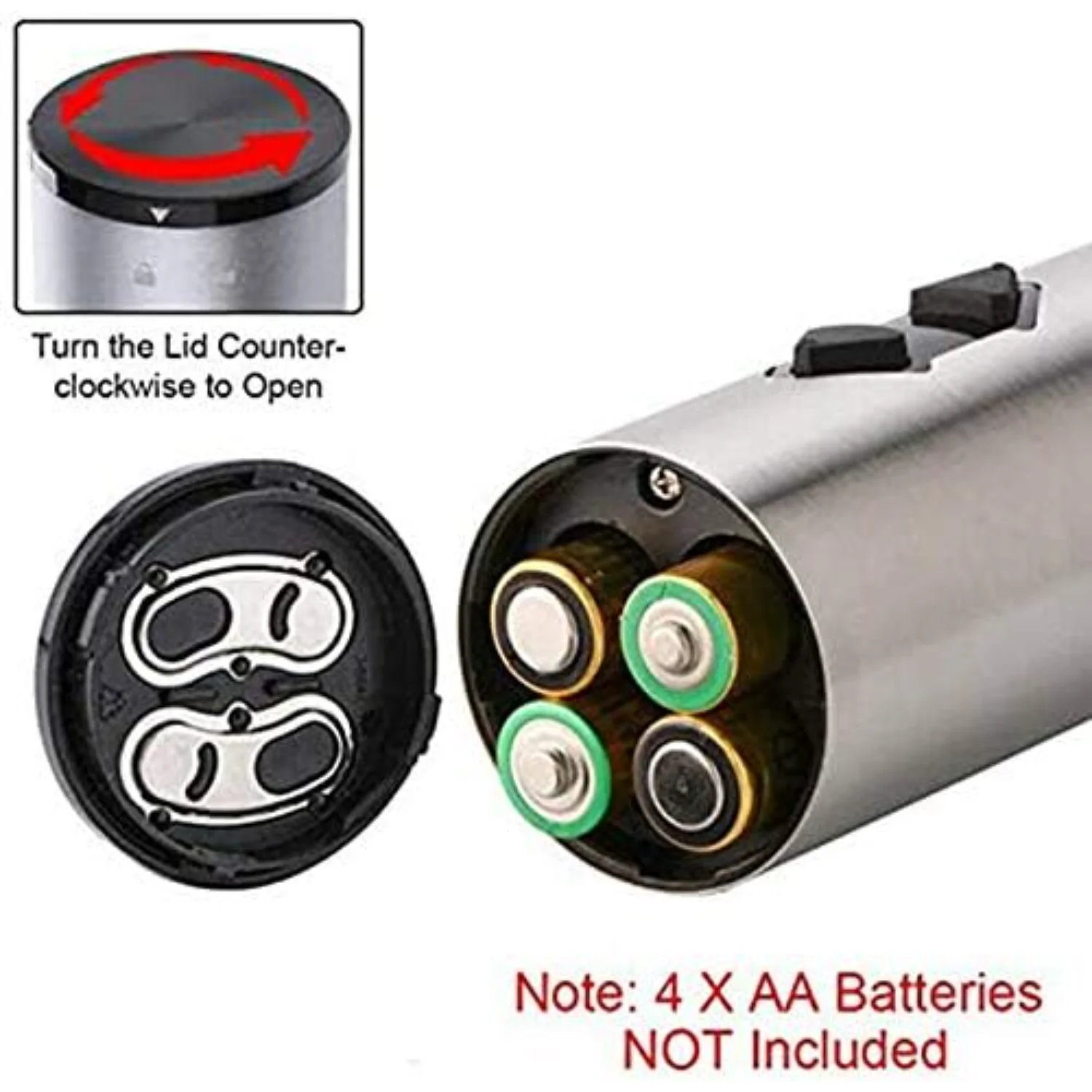 , Draadloze wijnflesopener met folie