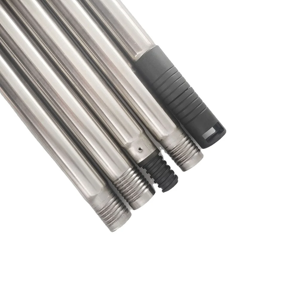 5pcs Stainless Steel Extension Rod Sections for Paint Roller Frames Compatible with Standard 19mm Diameter Roller Handles