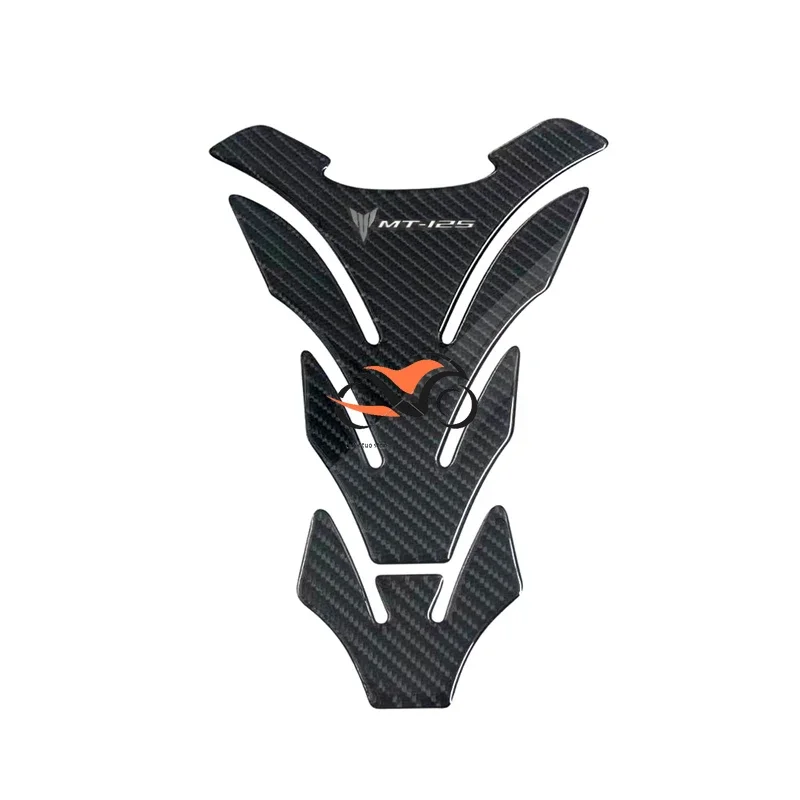 

3D Carbon Fiber Motorcycle Fuel Tank Pad Cover Protector Decal Stickers For Yamaha MT125 MT 125 MT-125