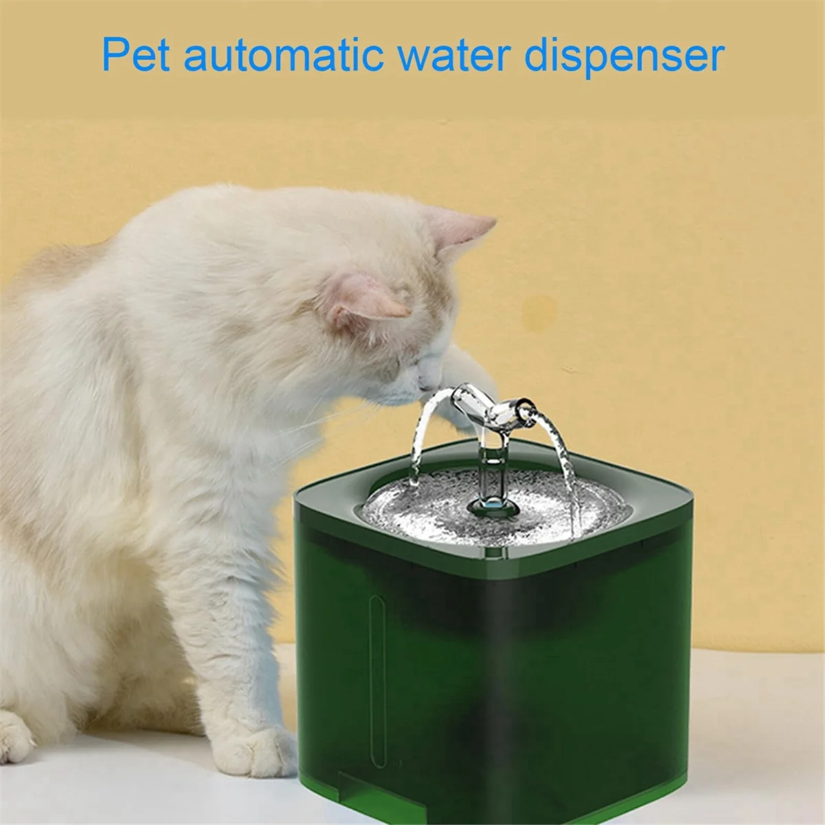 Huisdier Drinkfontein Volautomatische Intelligente Water Dispenser Voor Katten Stille Huisdier Drinkfontein, Eu Plug